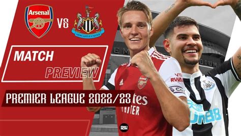 Arsenal v Newcastle, 2022/23 .